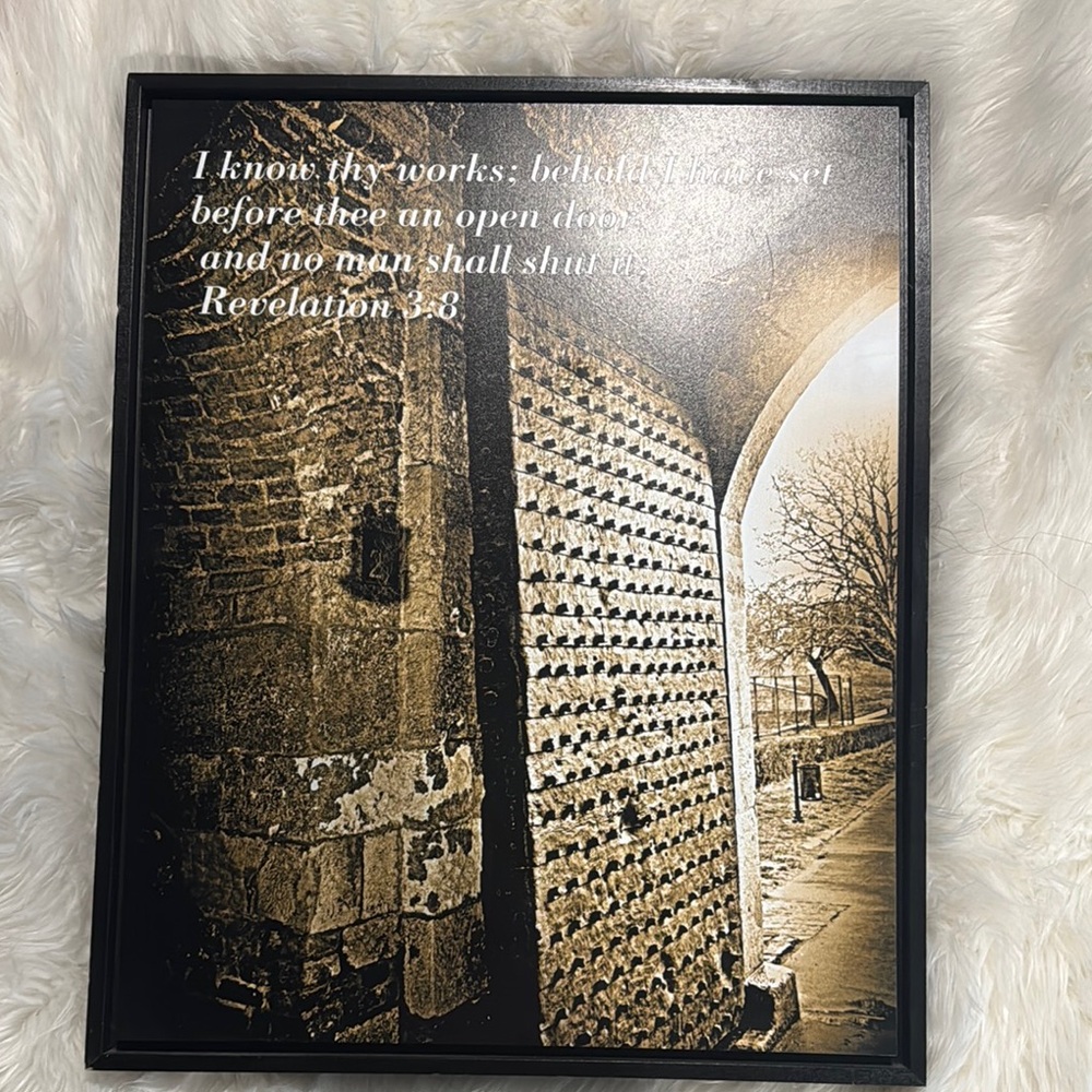 Inspirational Wall Art with Bible Verse